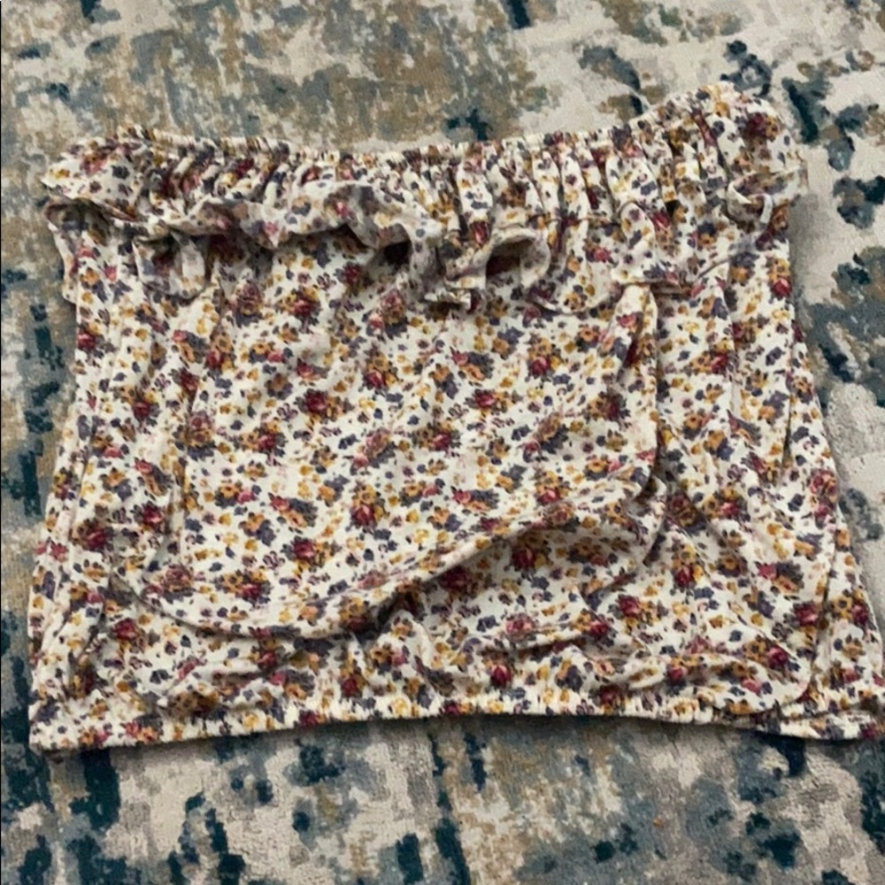 Cropped tube top